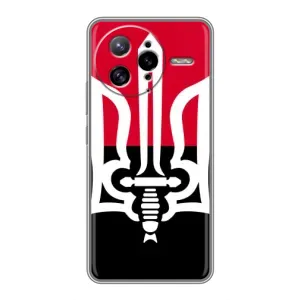 Чехлы УПА (Красно-Чёрный) на Xiaomi POCO F7 Ultra (Герб Украины)