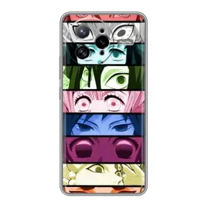 Силиконовые чехлы с глазами Anime для Поко Ф7 Ультра (Глаза Хашира)
