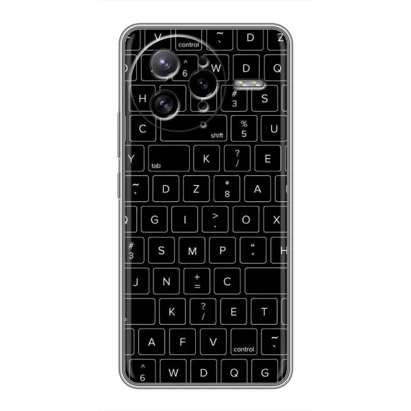 Чехол с рисунком «Клавиатура» для Xiaomi POCO F7 Ultra