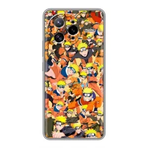 Чехлы с принтом Наруто на Xiaomi POCO F7 Ultra (Коллаж Наруто)