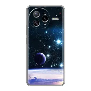 Чехол (ТПУ) с планетами на Xiaomi POCO F7 Ultra (Космический вид)