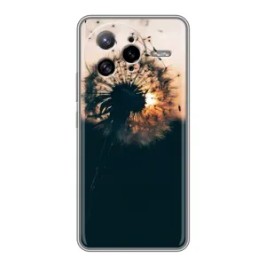 Силиконовый Чехол с одуванчиками на Xiaomi POCO F7 Ultra (Красивый одуванчик)