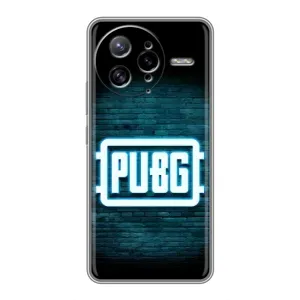 Чохол (TPU) з картинкою "Лого Пабг" на Поко Ф7 Ультра (Лого PUBG)
