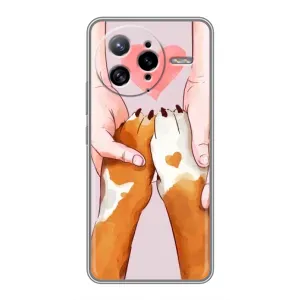 Чехол (ТПУ) Милые собачки для Xiaomi POCO F7 Ultra (Любовь к собакам)