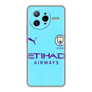 Силиконовые Чехлы принт Футбол на Xiaomi POCO F7 Ultra (Man City)