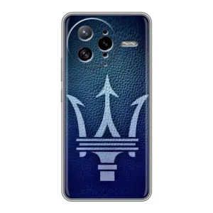 Чехлы с тематикой "Крутые машины" на Xiaomi POCO F7 Ultra (Лого Maserati)