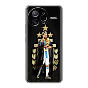 Чехлы Лео Месси Аргентина для Xiaomi POCO F7 Ultra (Месси король)