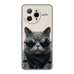 Чехол на тематику: Коты для Xiaomi POCO F7 Ultra (Модный кот)