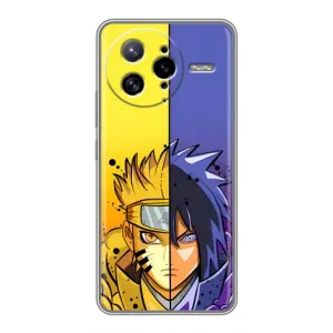 Купить Чехлы на телефон с принтом Anime для Xiaomi POCO F7 Ultra (Naruto Vs Sasuke)
