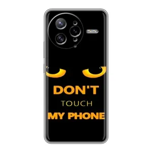Чехол с Прикольным принтом на Xiaomi POCO F7 Ultra (Не трогай мой телефон)