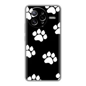 Бампер для Xiaomi POCO F7 Ultra с картинкой "Песики" (Следы собак)