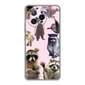 Силиконовый Чехол с Енотами на Xiaomi POCO F7 Ultra (Смешные Еноты)