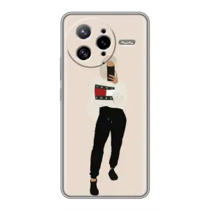 Силиконовый Чехол на Xiaomi POCO F7 Ultra с картинкой Стильных Девушек (Стильная)