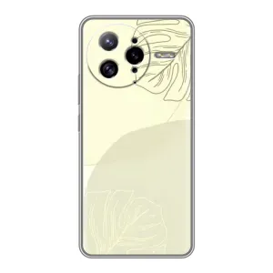 Чехол цветочный дизайн для Xiaomi POCO F7 Ultra (Зелёный фон)