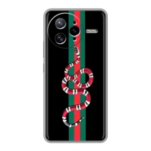 Чехлы Бренд GUCCI для Xiaomi POCO F7 Ultra (Змей Гуччи)
