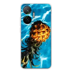 Чехол с изображением вкусной еды для Xiaomi POCO F7 (Ананас)