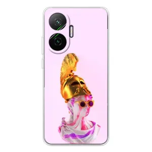 Чехол с Прикольным принтом на Xiaomi POCO F7 (АРТ Статуя)