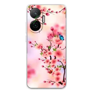 Чохол з картинкою Сакури на Xiaomi POCO F7 (Метелики на сакурі)