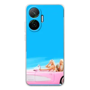 Силиконовый Чехол Барби Фильм на Xiaomi POCO F7 (Барби и Кен)