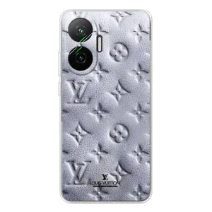 Текстурний Чохол Louis Vuitton для Поко Ф7 (Білий ЛВ)