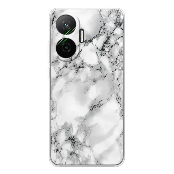 Чехол с рисунком «Белый мрамор» для Xiaomi POCO F7 Чехол с рисунком «Белый мрамор» для Xiaomi POCO F7