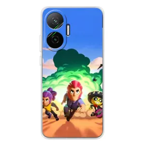 Силиконовый Чехол на Xiaomi POCO F7 с картинкой Brawl Stars (Бравел Старс)