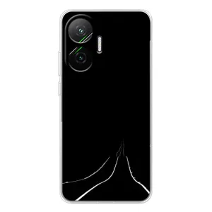 Чохол з картинками на чорному фоні для Xiaomi POCO F7 (Дорога)