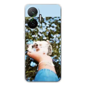 Чохли з зображенням різних тварин на Xiaomi POCO F7 (Їжачок в руці)