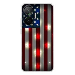 Чехол с рисунком «Флаг США 2» для Xiaomi POCO F7