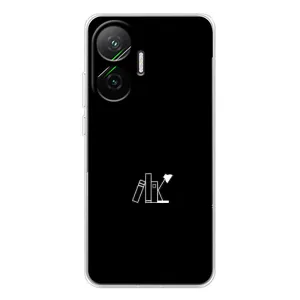 Чохол з картинками на чорному фоні для Xiaomi POCO F7 (Книжки)