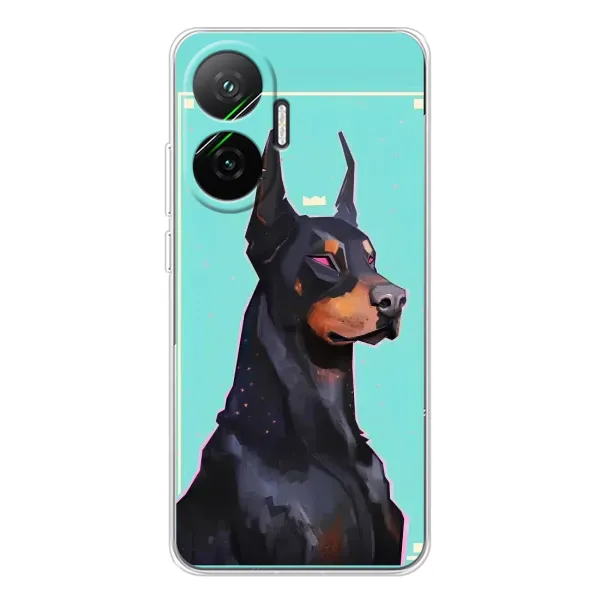 Чехол с рисунком «Король доберман» для Xiaomi POCO F7 Чехол с рисунком «Король доберман» для Xiaomi POCO F7