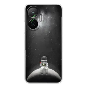 Силіконовый Чохол з принтом "Космонавти" на Xiaomi POCO F7 (Космонавт романтик)