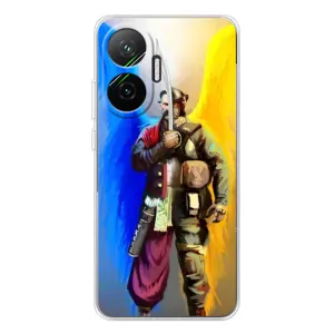 Чехол с картинкой (Патриотический КОЗАК) на Xiaomi POCO F7 (Козак с крыльями)