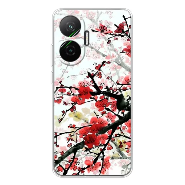 Чехол с рисунком «Красивая Сакура» для Xiaomi POCO F7 Чехол с рисунком «Красивая Сакура» для Xiaomi POCO F7