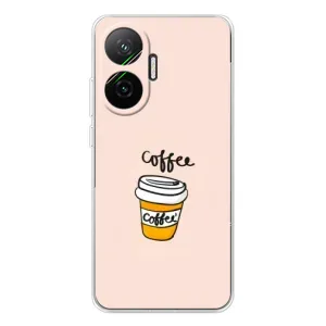 Чехол с изображением вкусной еды для Xiaomi POCO F7 (Кружка кофе)