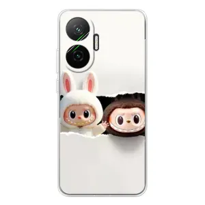 Чехол с принтом Лабубу для Xiaomi POCO F7 (Фигурки Labubu)
