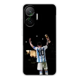 Чехлы Лео Месси Аргентина для Xiaomi POCO F7 (Лео Чемпион)