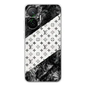 Чохол Стиль Louis Vuitton на Xiaomi POCO F7 (LV на білому)