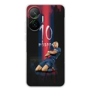 Чехол (TPU) с Футболистом на Xiaomi POCO F7 (MBAPPE 10)