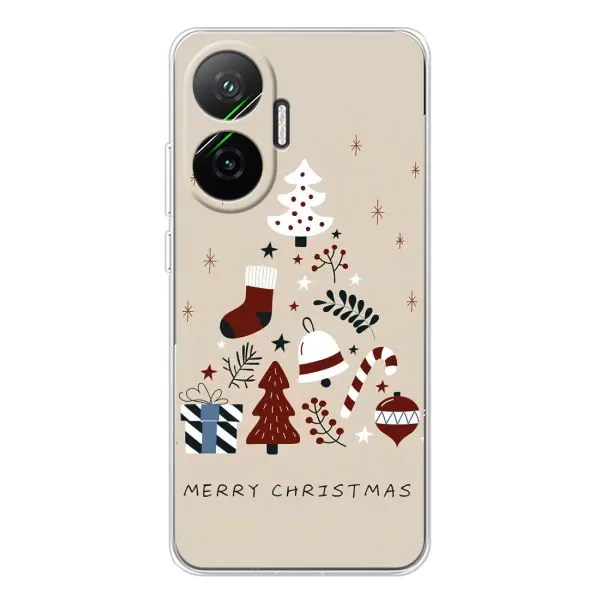 Чехол с рисунком «Merry Christmas» для Xiaomi POCO F7