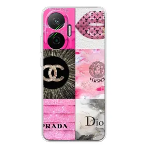 Чехол (Dior, Prada, YSL, Chanel) для Xiaomi POCO F7 (Модница)