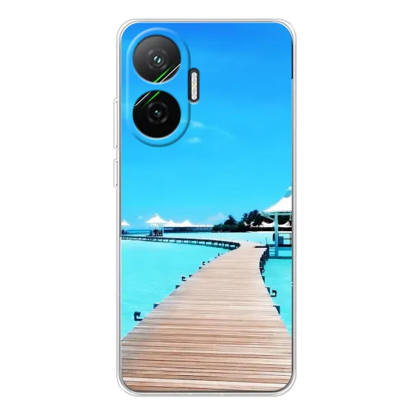 Чехол с рисунком «Набережная» для Xiaomi POCO F7
