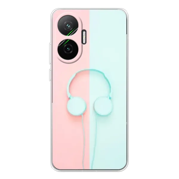 Чехол с рисунком «Наушники» для Xiaomi POCO F7 Чехол с рисунком «Наушники» для Xiaomi POCO F7