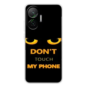 Чехол с Прикольным принтом на Xiaomi POCO F7 (Не трогай мой телефон)