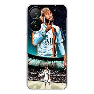 Силиконовый Чехол Xiaomi POCO F7 (Неймар ПСЖ)