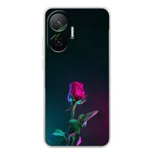 Чохли з принтом Троянд для Xiaomi POCO F7 (Нічна троянда)