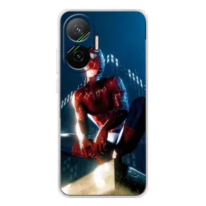 Чехол Супергерой Человека Паука на Xiaomi POCO F7 (Паук на доме)