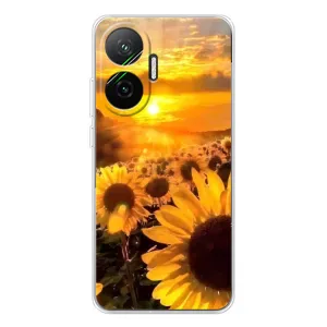 Чохол з Квітами для Xiaomi POCO F7 (поле соняшників)