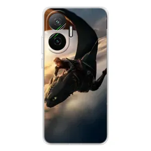 Чехол дракон Беззубик для Xiaomi POCO F7 (Полет Беззубика)