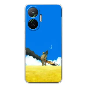 Чехлы на военную тематику для Xiaomi POCO F7 (Попадание)
